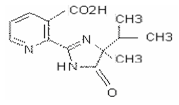 Imazapyr   structural formula