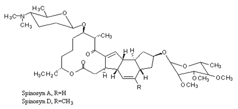 Spinosad structural formula